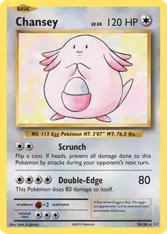Chansey 70/108 Holo