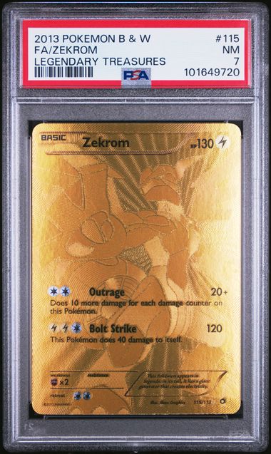 PSA 7 Zekrom 115/113