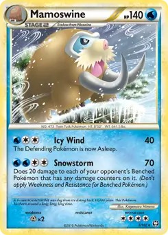 Mamoswine 5/102 Cracked Ice Holo