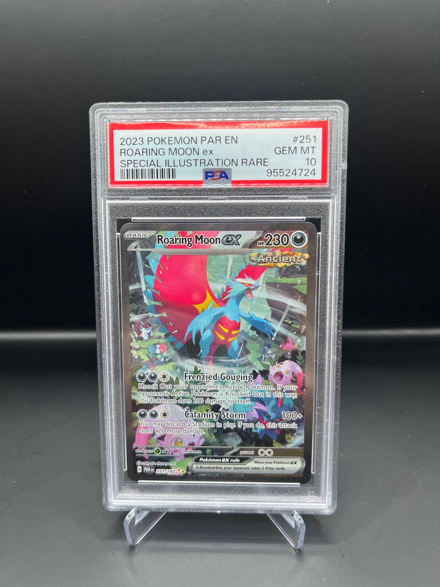 PSA 10 Roaring Moon ex 251/182