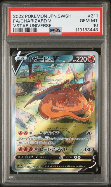 PSA 10 Charizard V 211/172