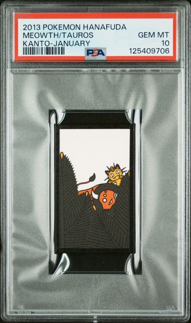 PSA 10 Hanafuda Meowth/Tauros