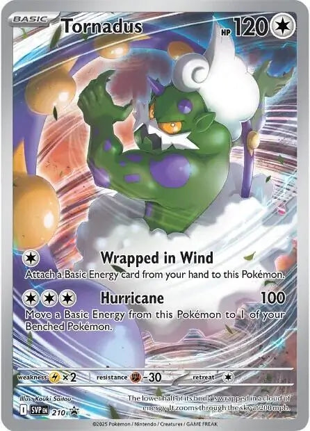 Tornadus 210 Sealed Promo