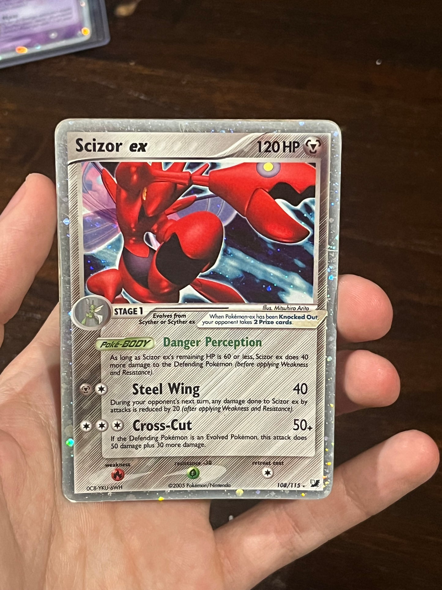 Scizor ex 108/115 Damaged