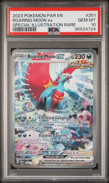 PSA 10 Roaring Moon ex 251/182