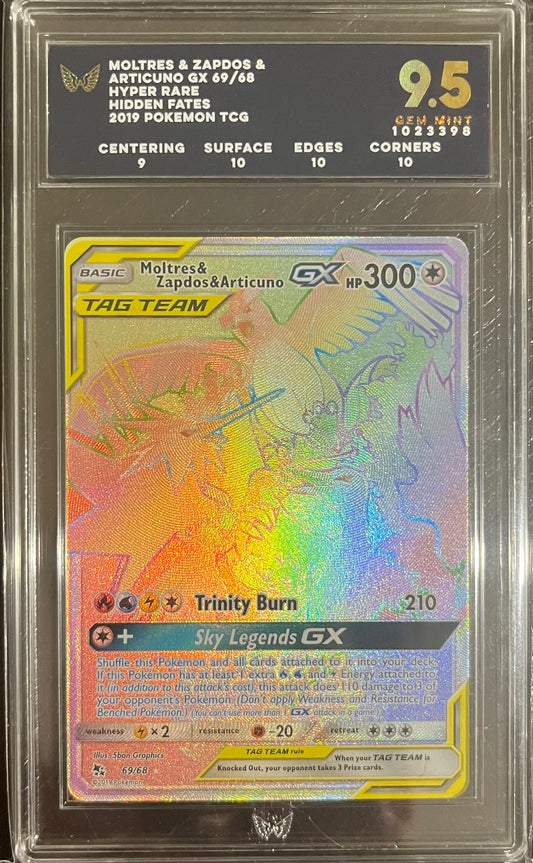 ARK 9.5 Moltres & Zapdos & Articuno GX 69/68