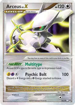 Arceus Lv.X 96/99 LP