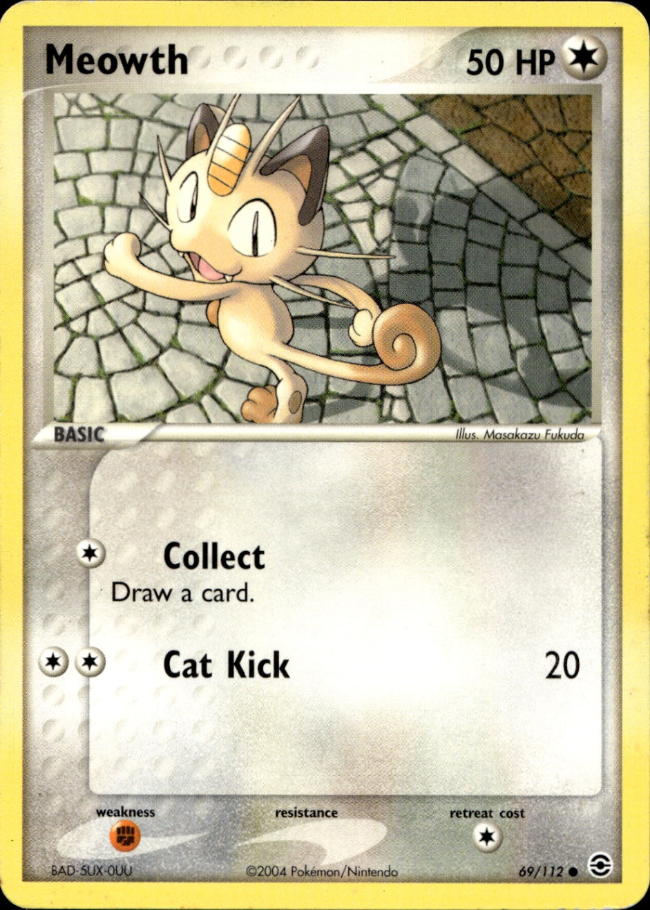Meowth Common FireRed & LeafGreen 69/112 MP