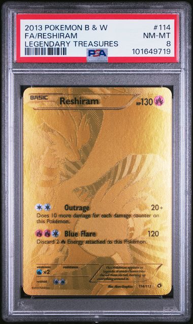 PSA 8 Reshiram 114/113