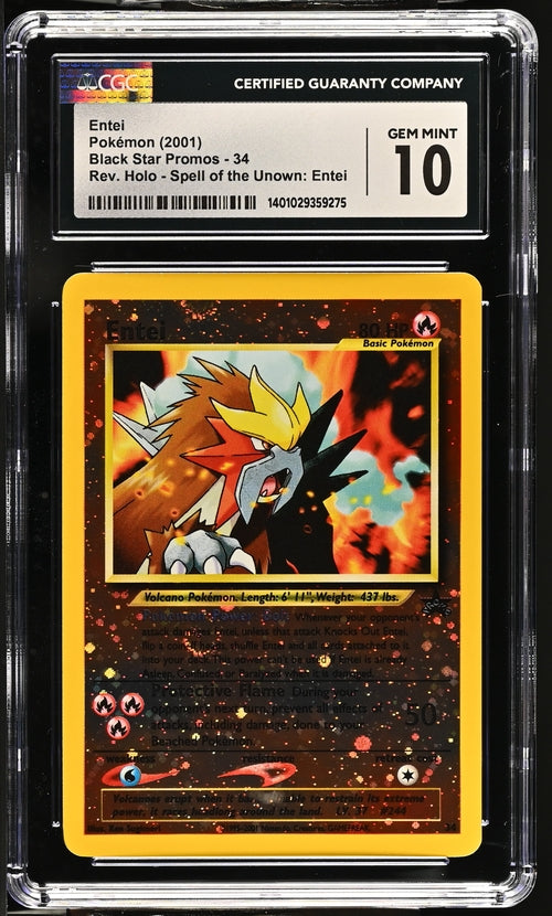 CGC 10 Entei 34 Promo