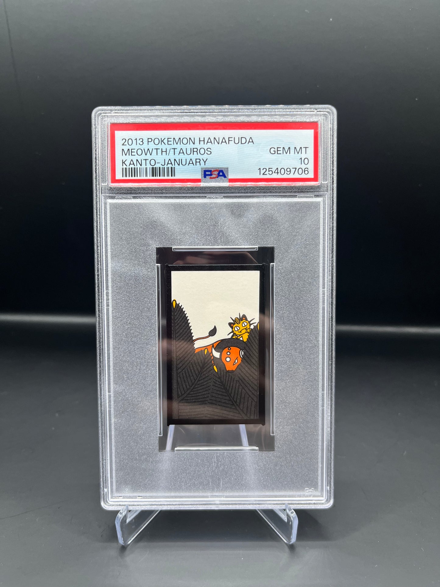 PSA 10 Hanafuda Meowth/Tauros